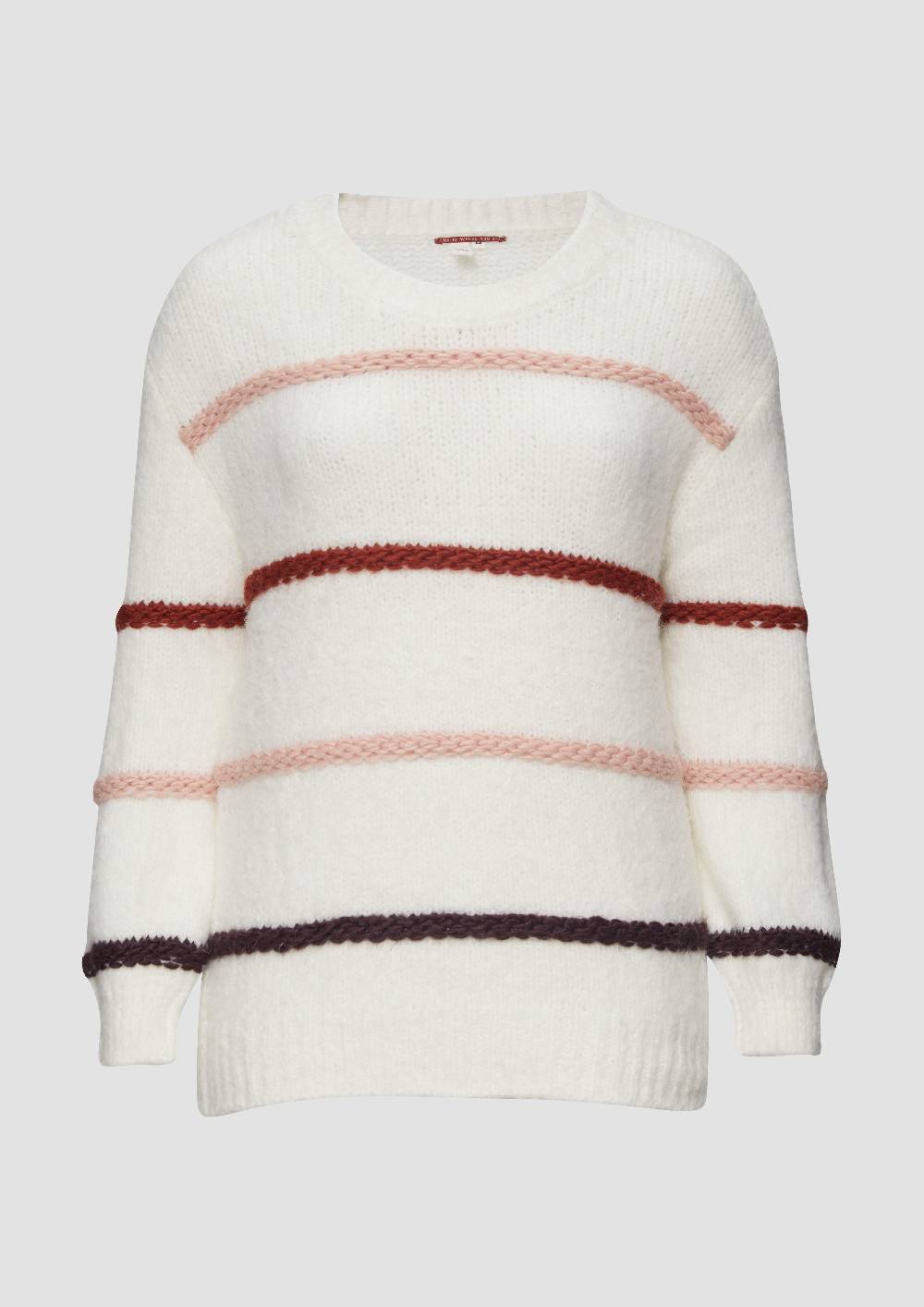 s.Oliver Flauschiger Pullover mit überschnittenen Schultern Fabrikladen