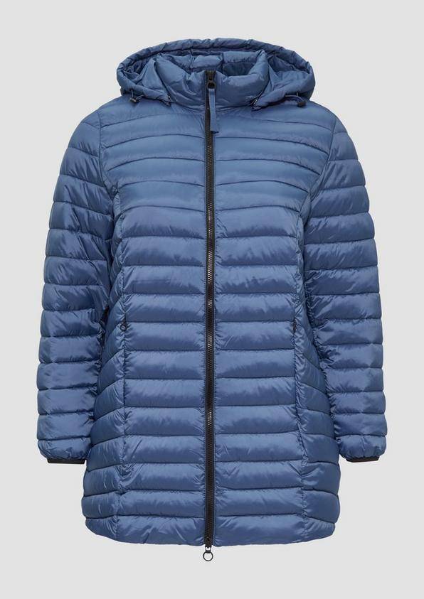 s.Oliver Steppjacke mit Logo-Kapuze