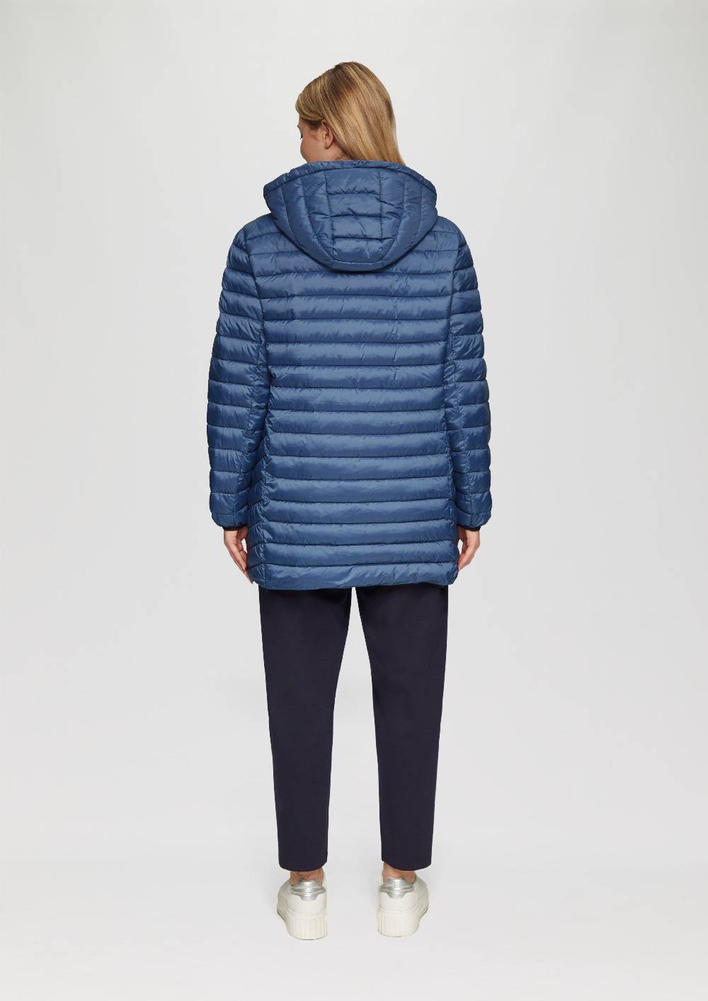 s.Oliver Steppjacke mit Logo-Kapuze Speichern exportieren