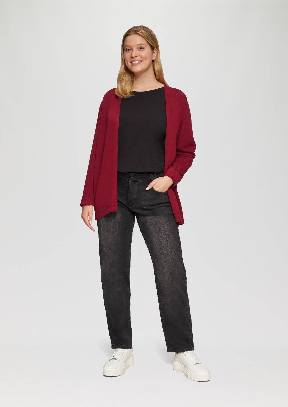s.Oliver Cardigan aus Viskose-Baumwollmix zollfrei