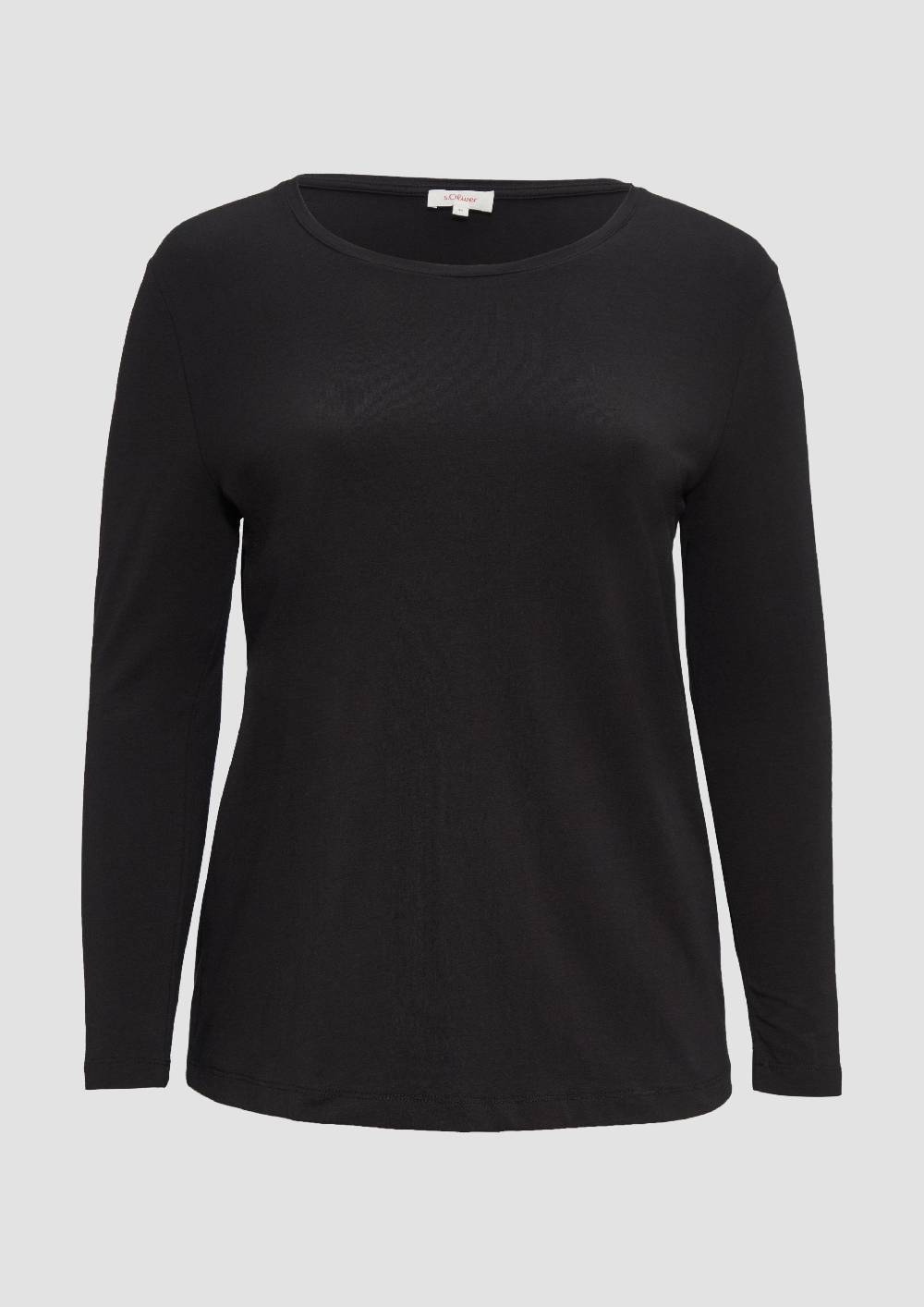 s.Oliver Longsleeve aus Baumwollstretch Online
