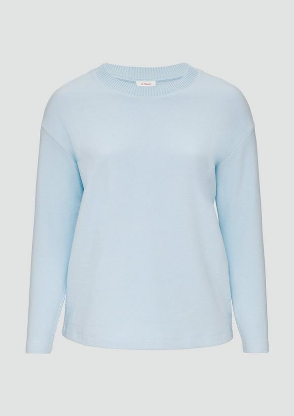 s.Oliver Weiches Sweatshirt mit überschnittenen Schultern