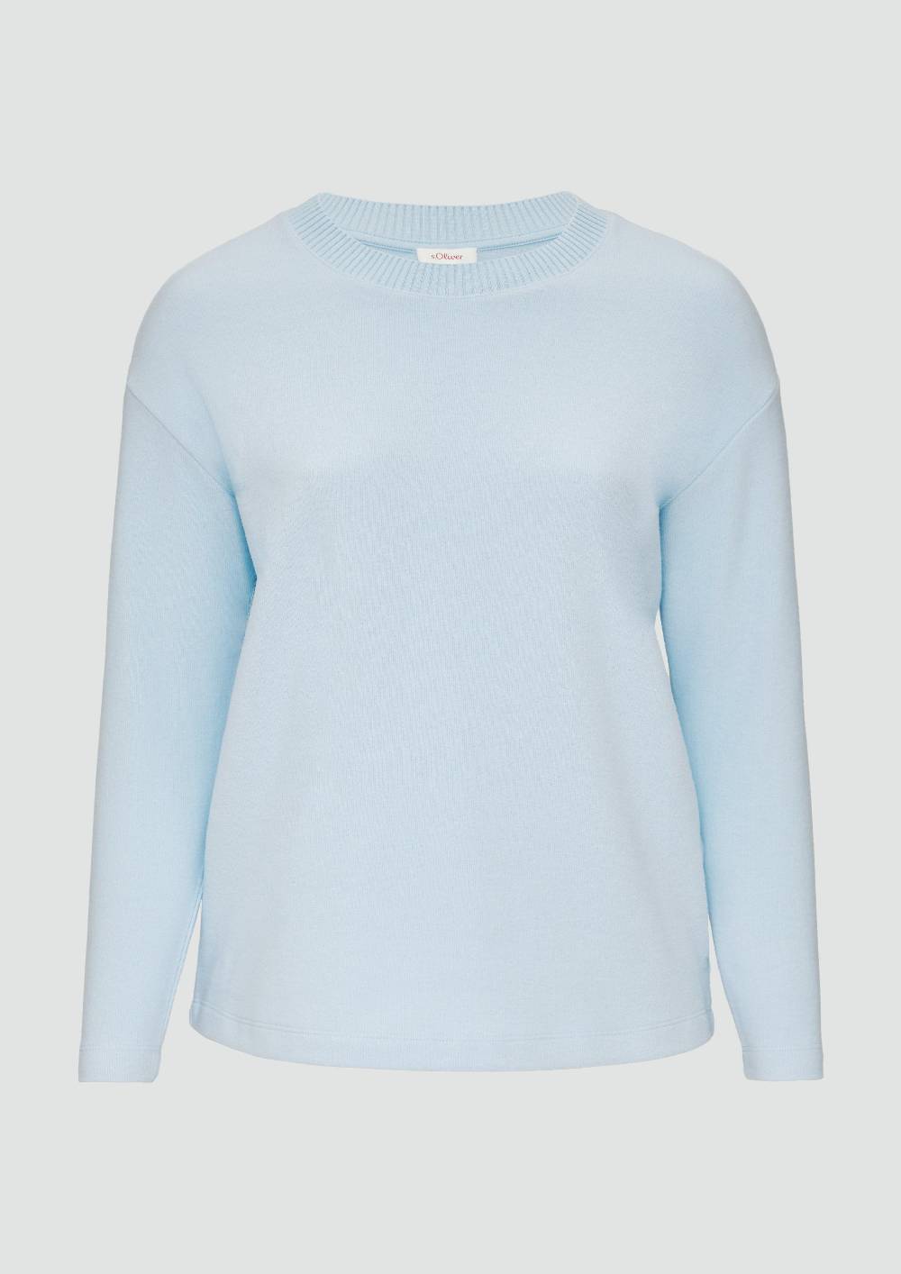 s.Oliver Weiches Sweatshirt mit überschnittenen Schultern Verkauf