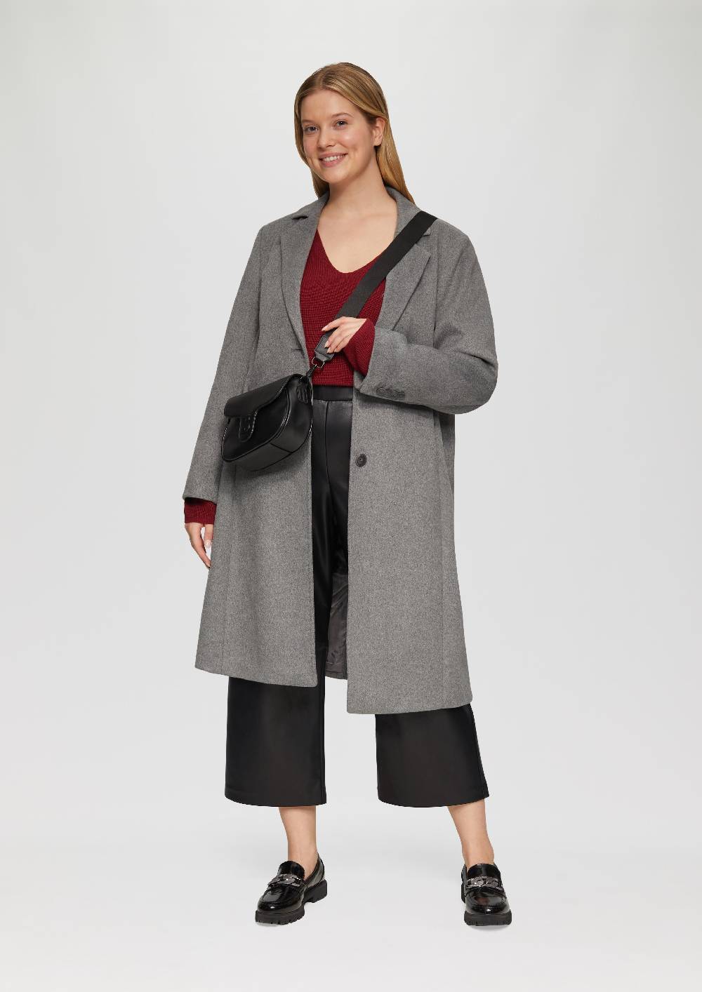 s.Oliver Culotte aus Lederimitat mit Nahtdetails Hotsell