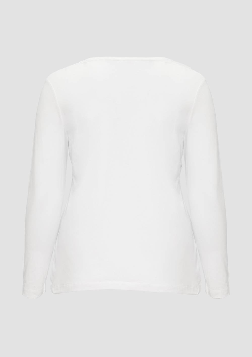 s.Oliver Longsleeve aus Baumwollstretch im Angebot