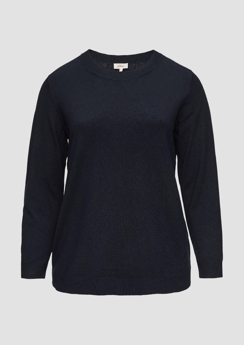 s.Oliver Strickpullover mit Rundhalsausschnitt Limitierter Zeitrabatt