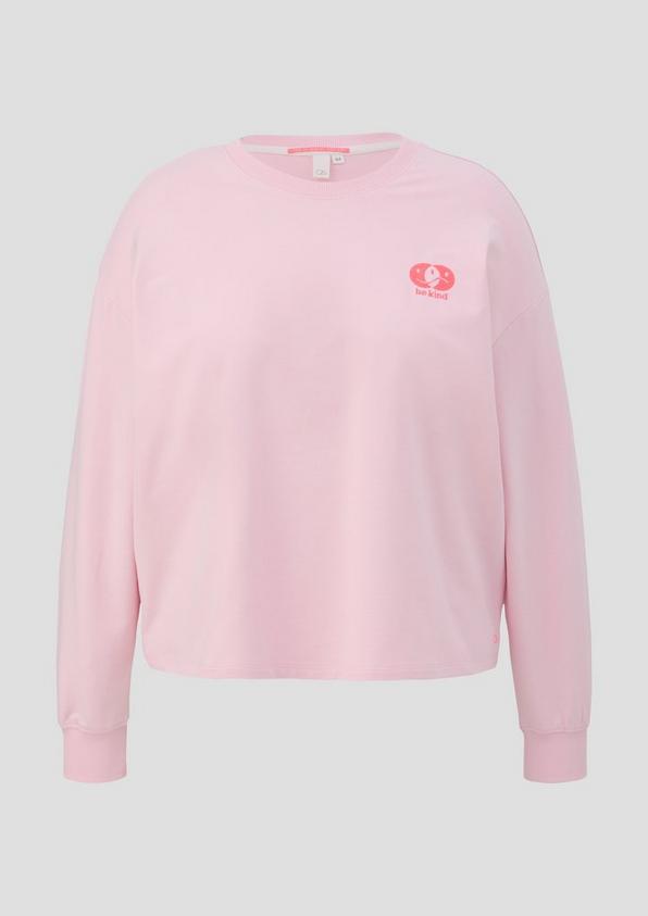s.Oliver Sweatshirt im Boxy Cut mit Rückenprint