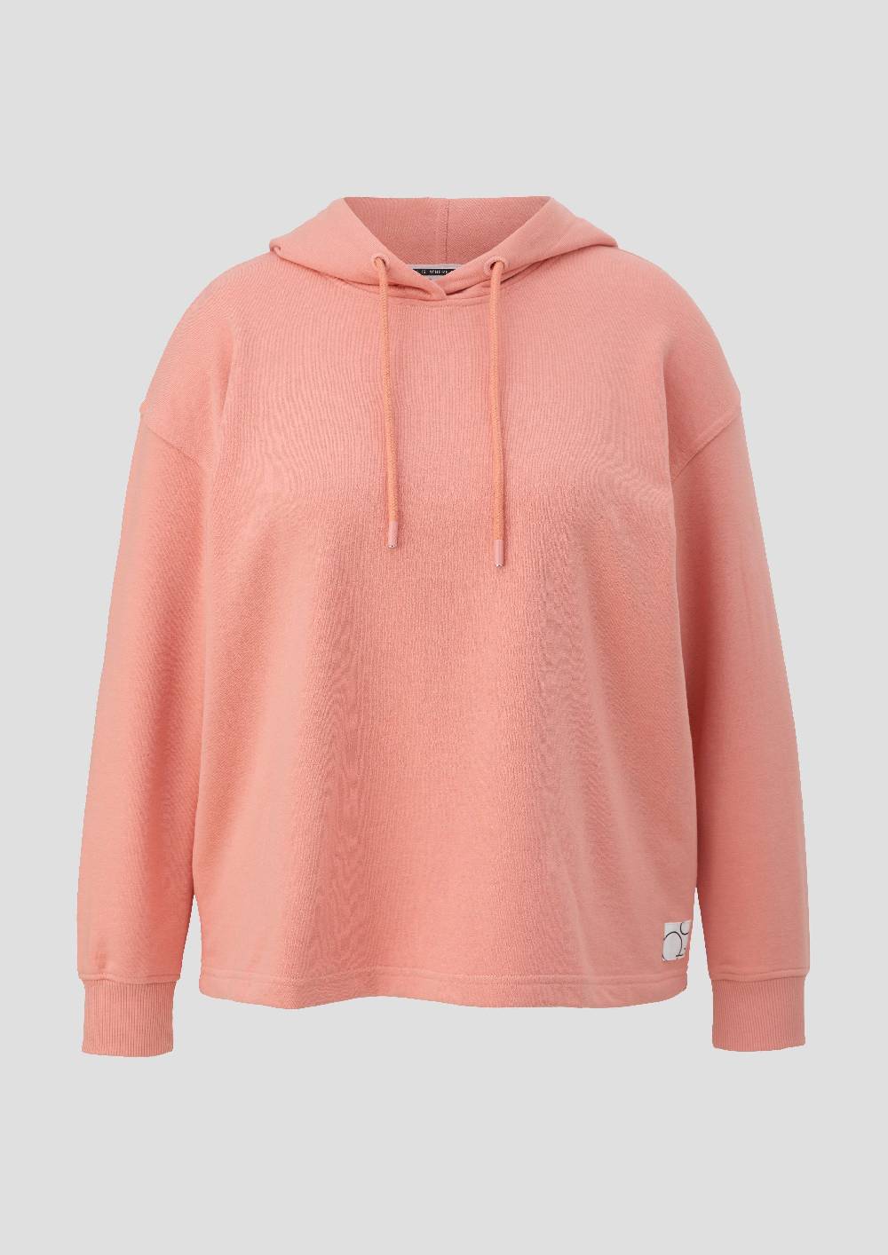 s.Oliver Kapuzensweatshirt mit überschnittener Schulter Günstig kaufen