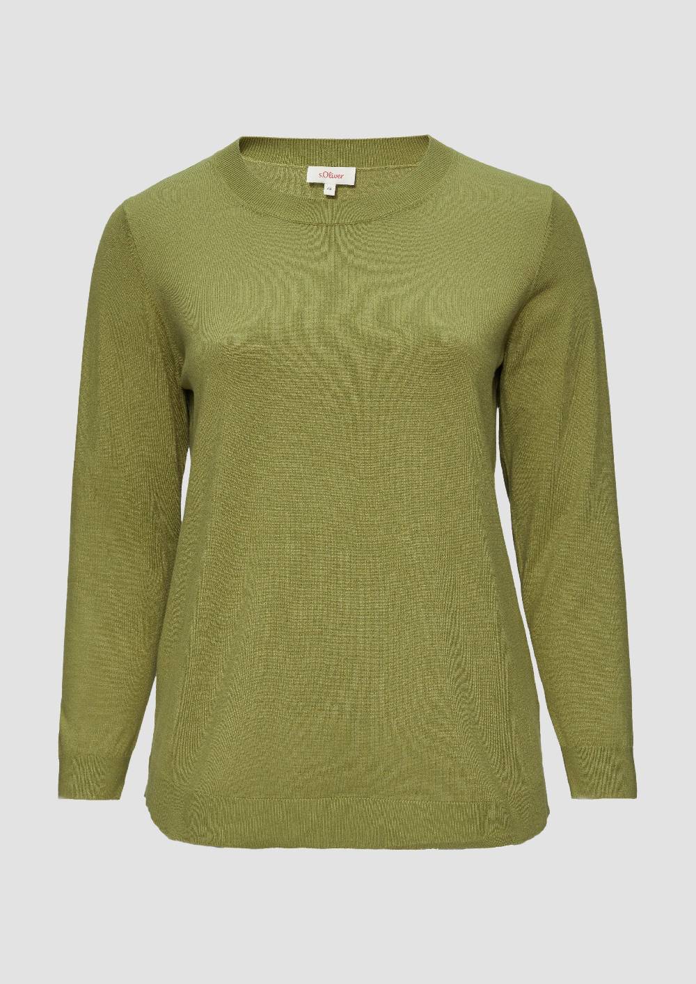 s.Oliver Strickpullover mit Rundhalsausschnitt Versandkostenfrei