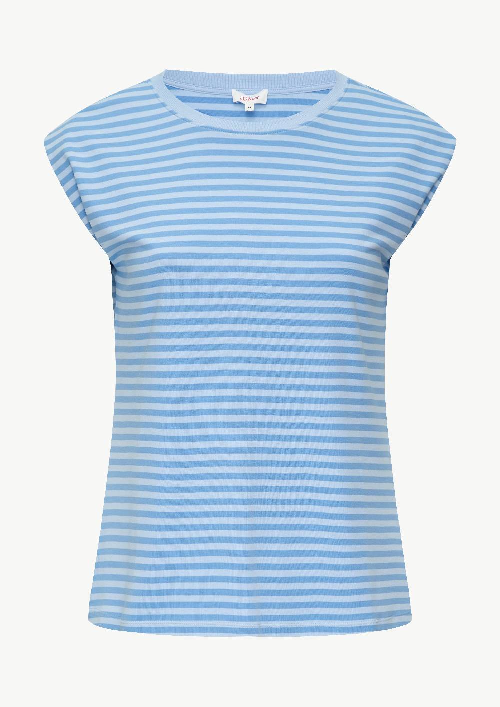 s.Oliver Gestreiftes Shirt im Relaxed Fit aus Interlock-Jersey Großer Ausverkauf