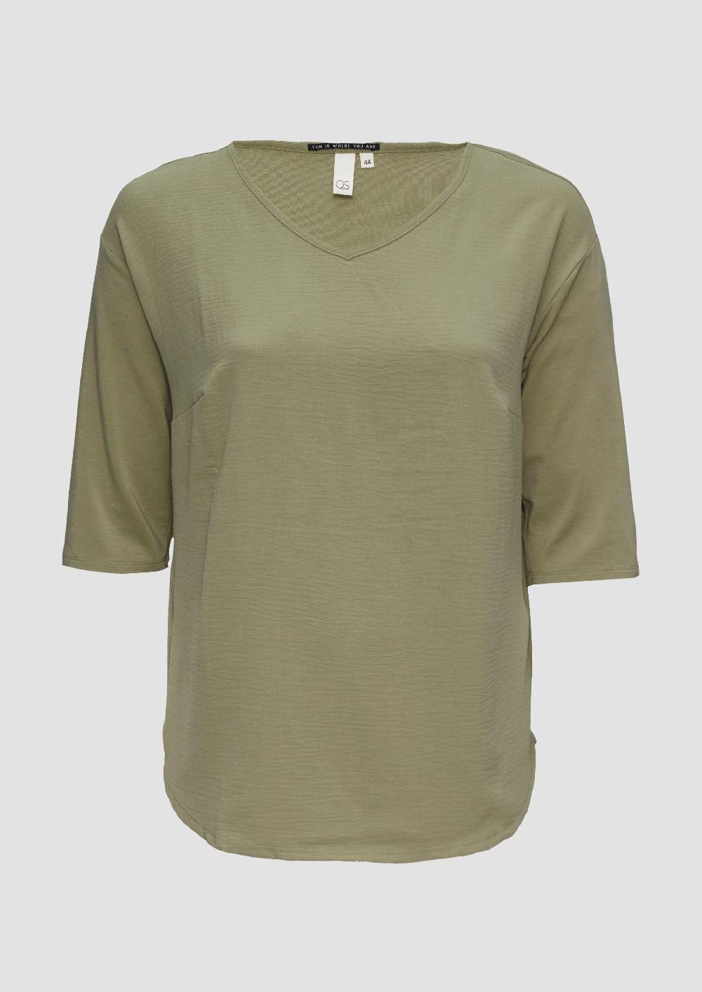 s.Oliver Shirt im Fabricmix und Loose Fit Begrenztes Angebot