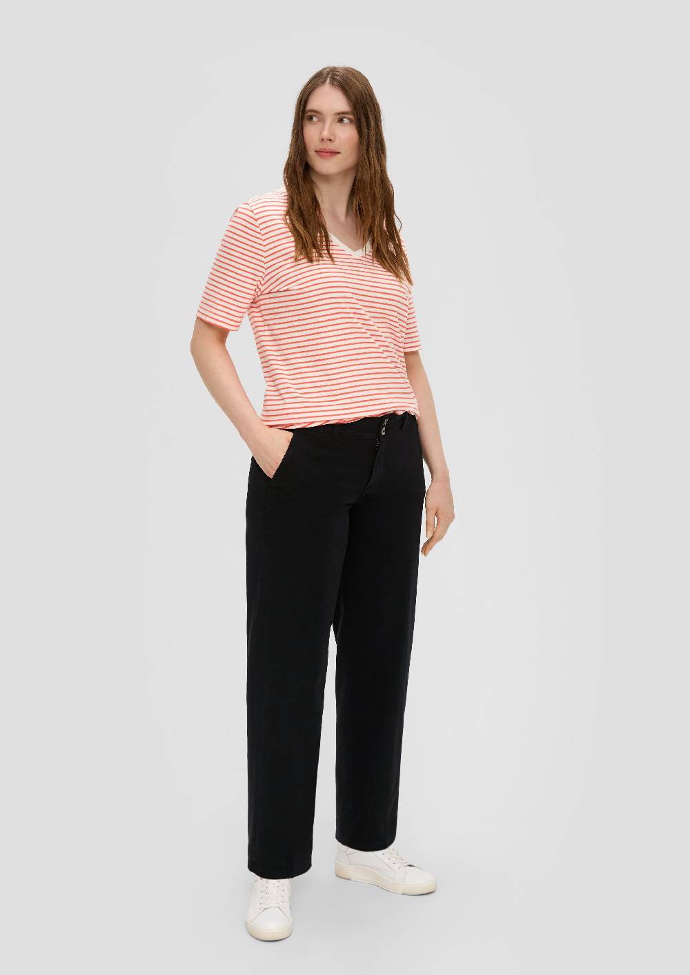 s.Oliver Jeans / Wide Leg / Mid Rise Saisonschlussverkauf