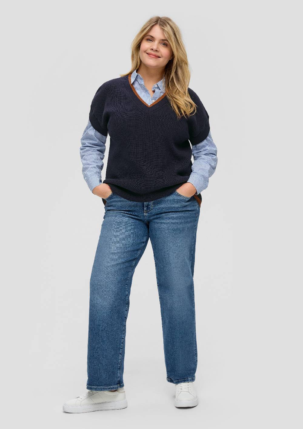 s.Oliver Pullover mit V-Ausschnitt Black Friday