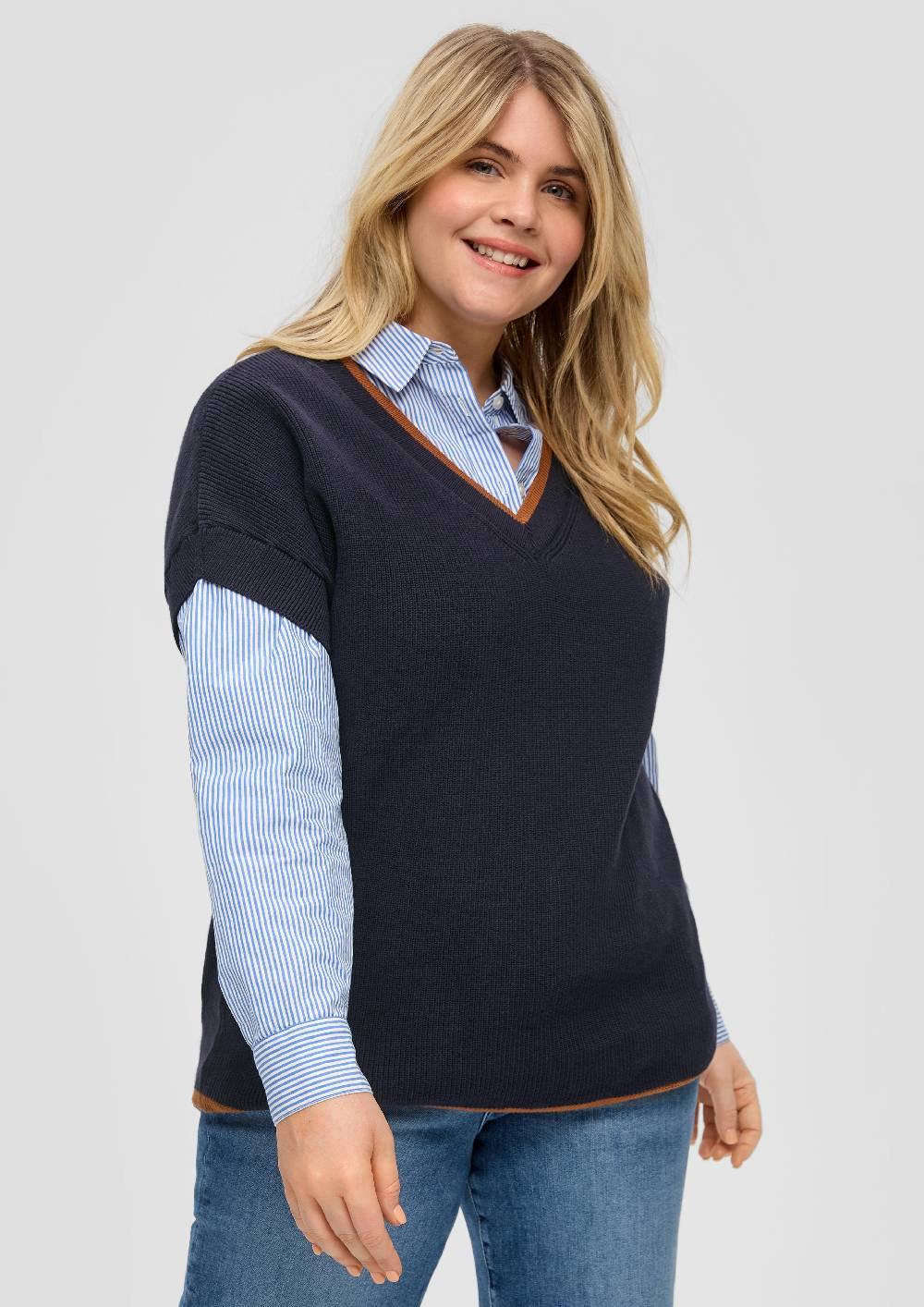 s.Oliver Pullover mit V-Ausschnitt Black Friday