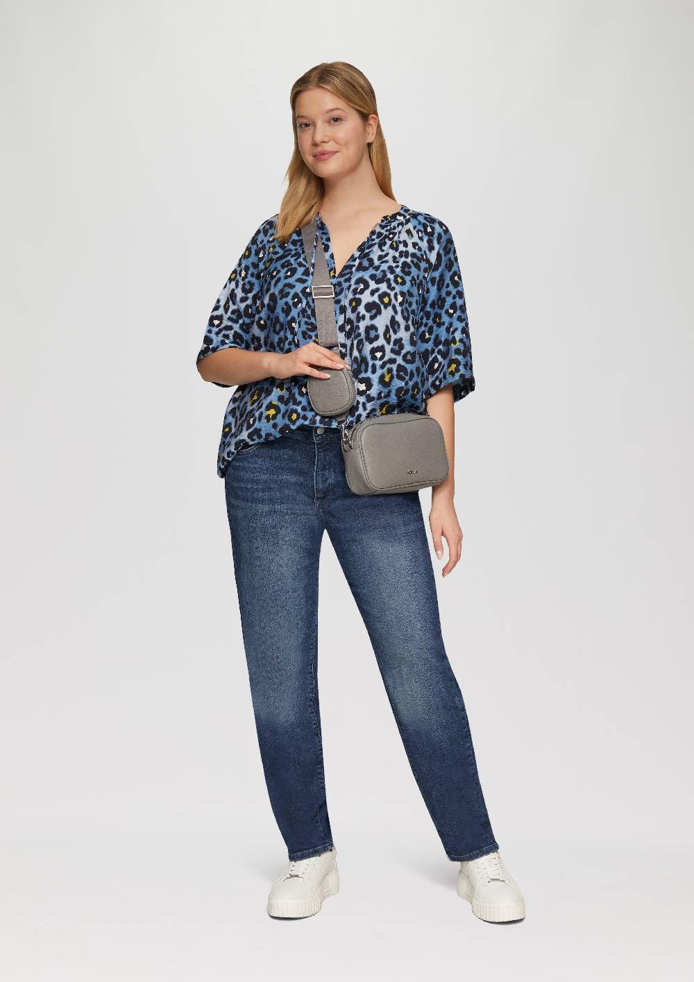 s.Oliver Bluse aus strukturierter Viskose Osterangebot