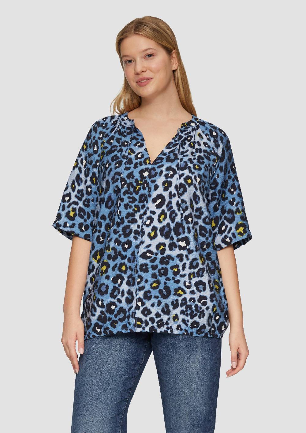 s.Oliver Bluse aus strukturierter Viskose Osterangebot