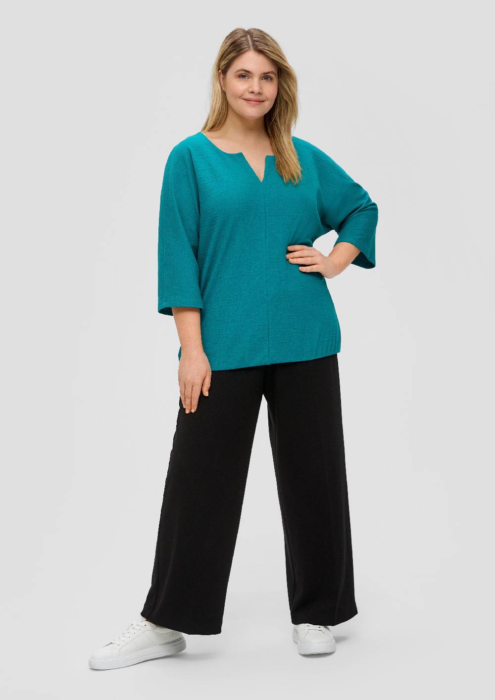 s.Oliver O-Shape-Bluse mit bequemem Gummizug Neueste Mode