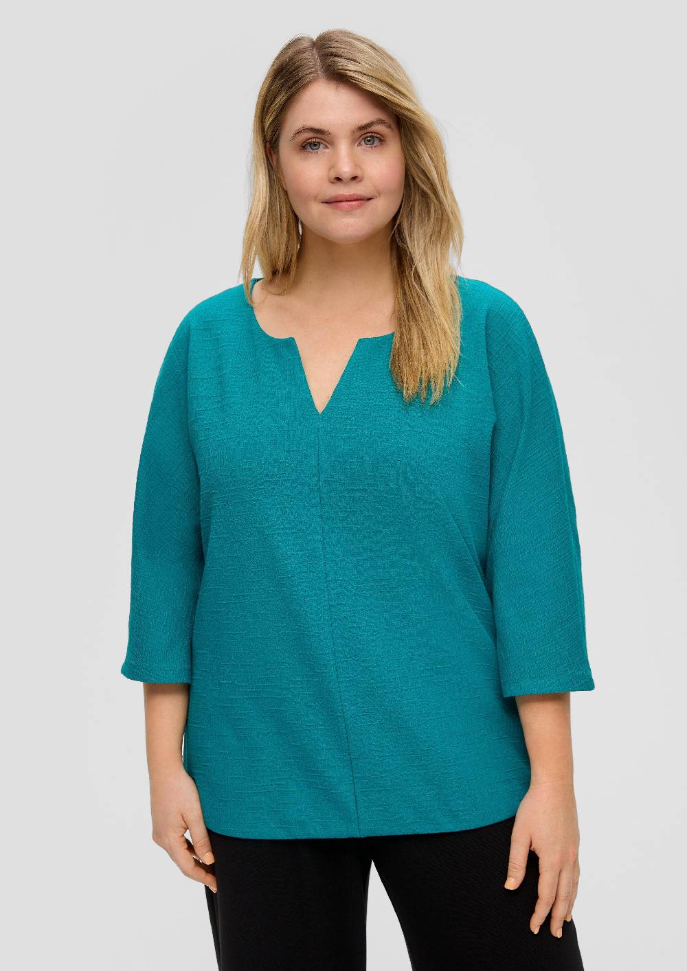 s.Oliver O-Shape-Bluse mit bequemem Gummizug Neueste Mode
