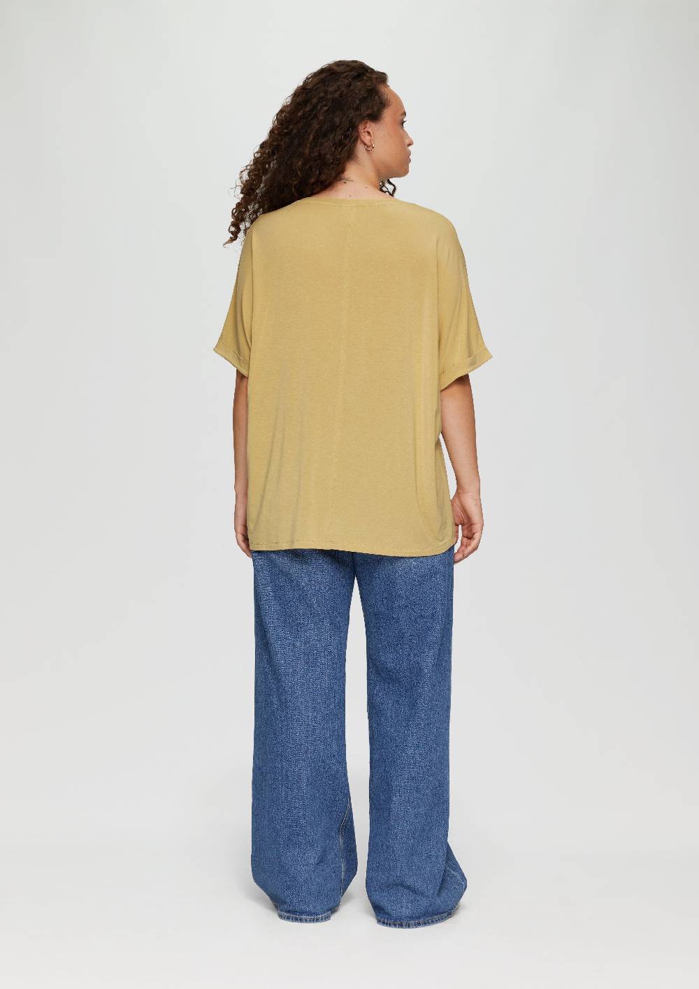 s.Oliver Loose-Fit-Shirt im Lyocellmix Online Outlet
