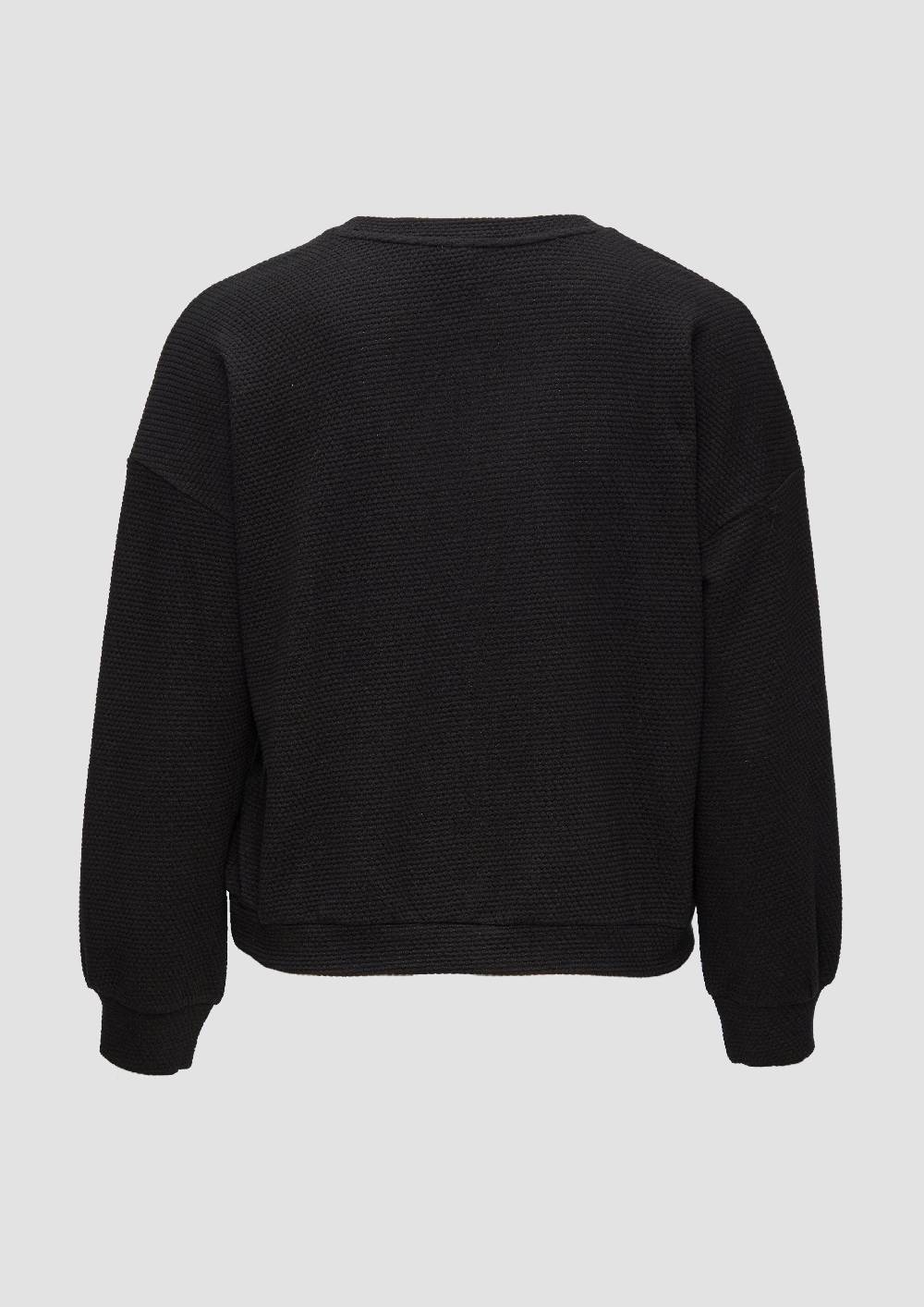 s.Oliver Loose Fit-Sweatshirt mit Struktur Exklusive Angebote