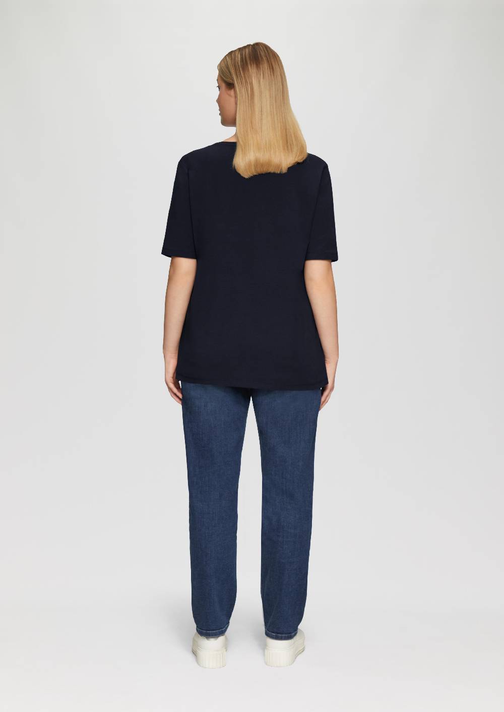 s.Oliver T-Shirt mit Rundhalsausschnitt und Front-Print Blitzangebot