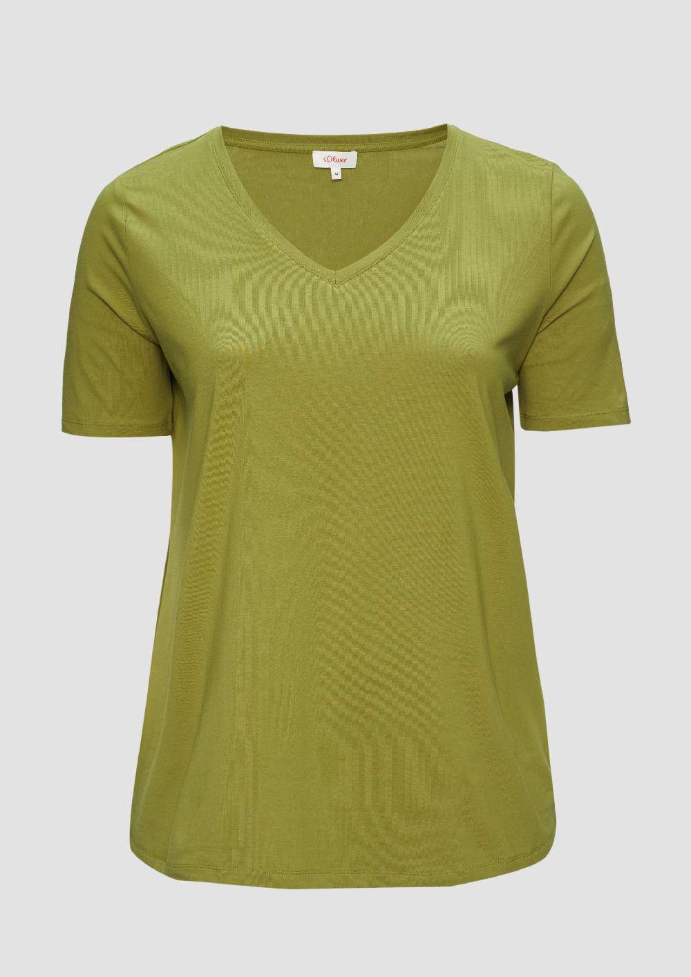 s.Oliver T-Shirt mit V-Ausschnitt Große Rabatte