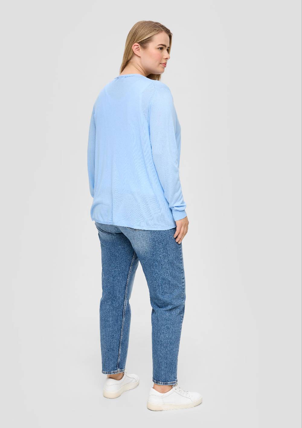 s.Oliver Strickjacke aus Viskose-Stretch mit Rippbündchen Riesige Ersparnisse