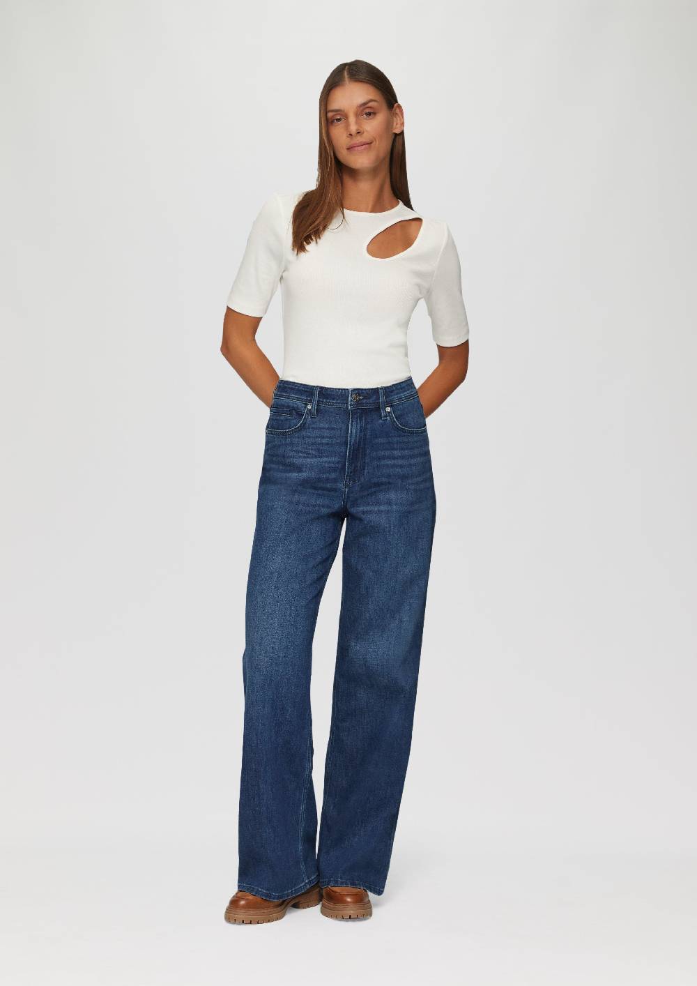 s.Oliver Jeans Suri / Regular Fit / High Rise / Wide Leg VIP-Rabatte