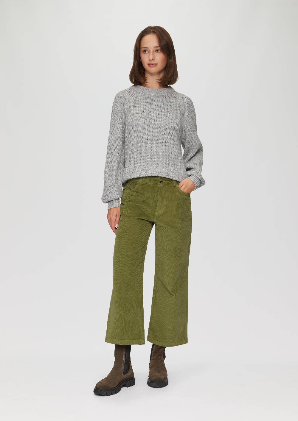 s.Oliver Elastische Culotte aus Cord Begrenzte Freigabe