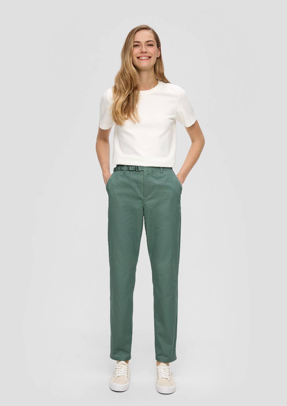 s.Oliver Chino mit Gürtel aus Baumwollstretch Letzte 3 Tage