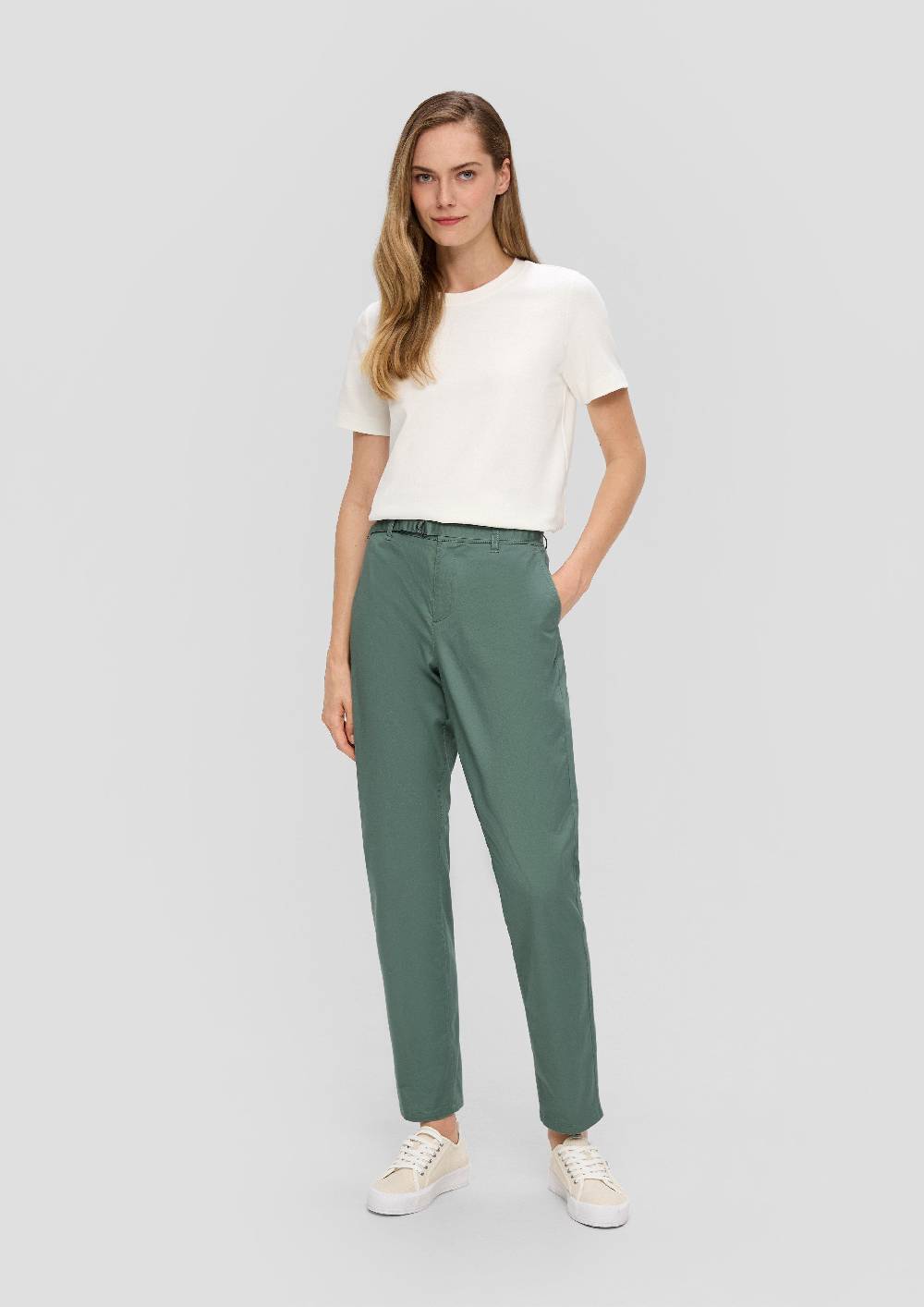 s.Oliver Chino mit Gürtel aus Baumwollstretch Letzte 3 Tage