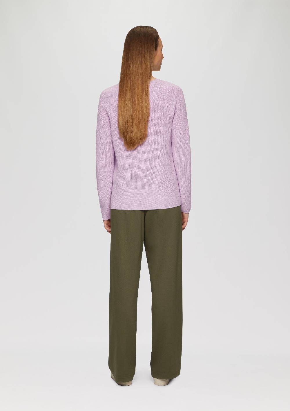 s.Oliver Strickpullover mit V-Ausschnitt und Raglan-Ärmeln Letzte 2 Tage