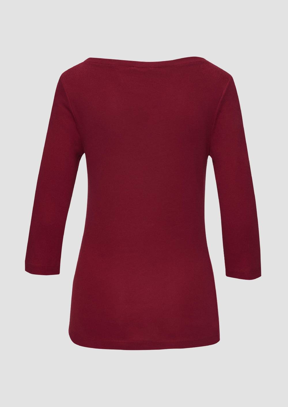 s.Oliver T-Shirt mit 3/4-Arm und U-Boot Ausschnitt Super Rabatt