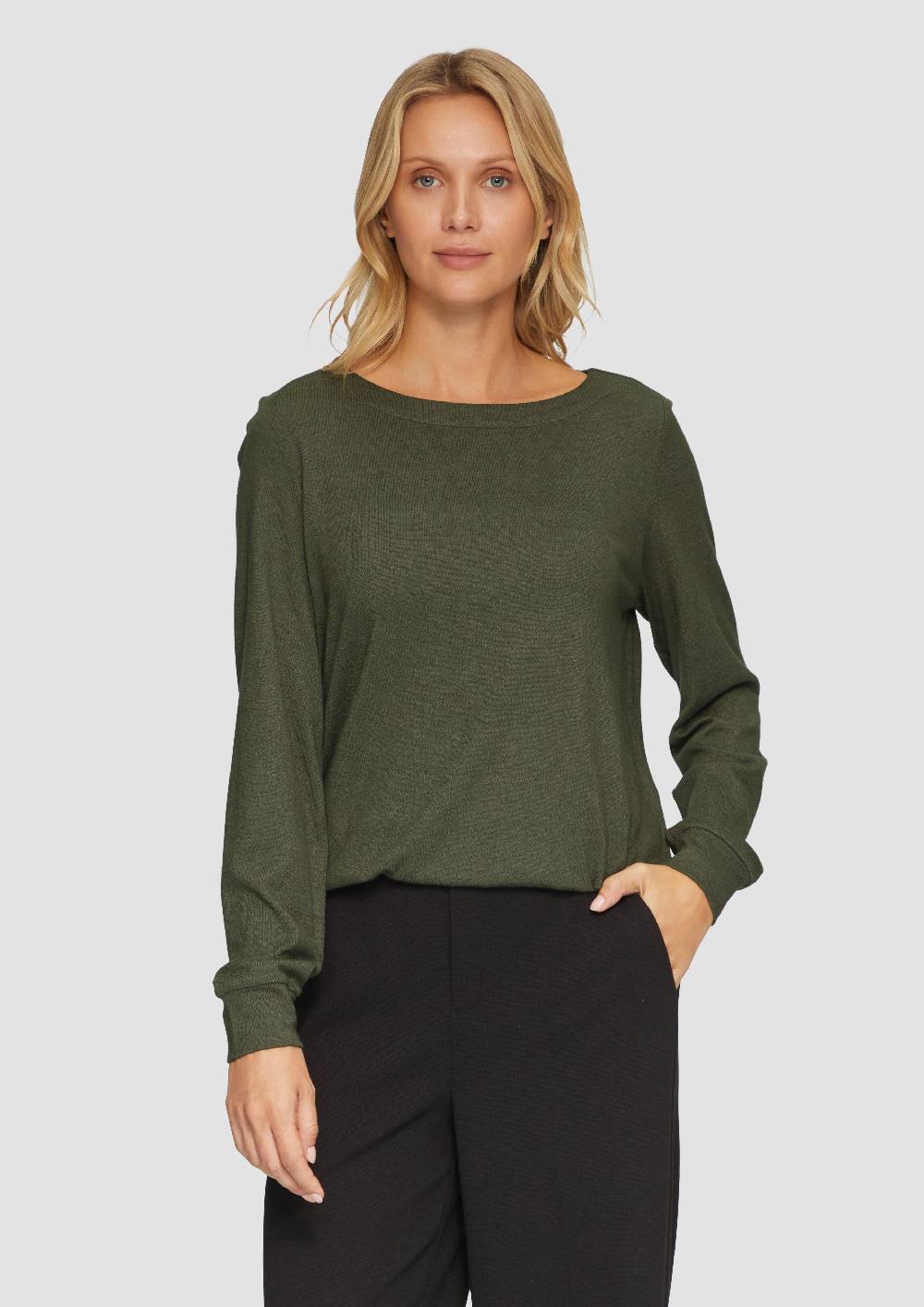 s.Oliver Weicher Longsleeve aus Jerseystrick Fabrikladen