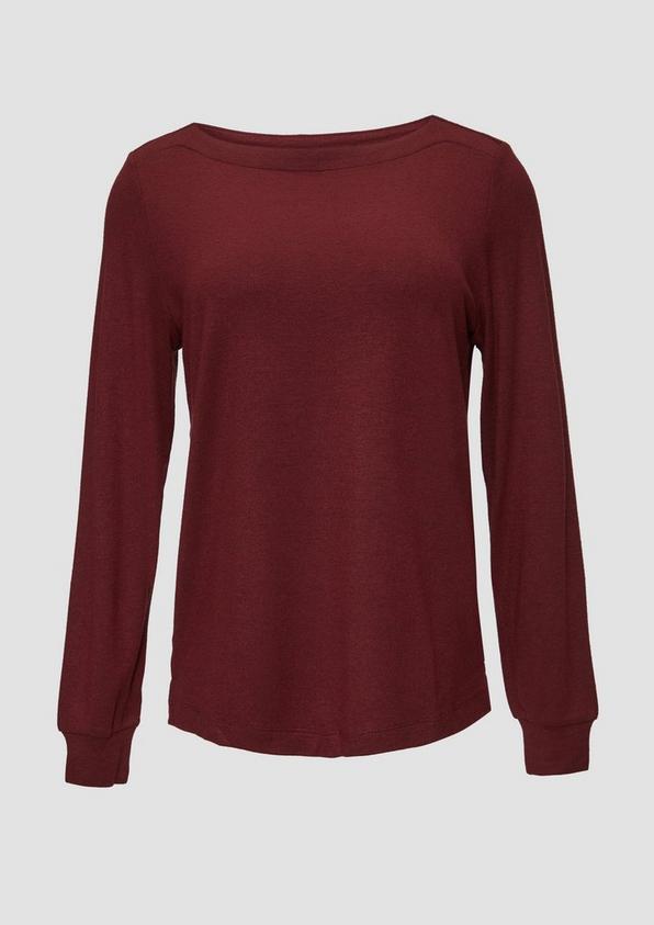 s.Oliver Weicher Longsleeve aus Jerseystrick
