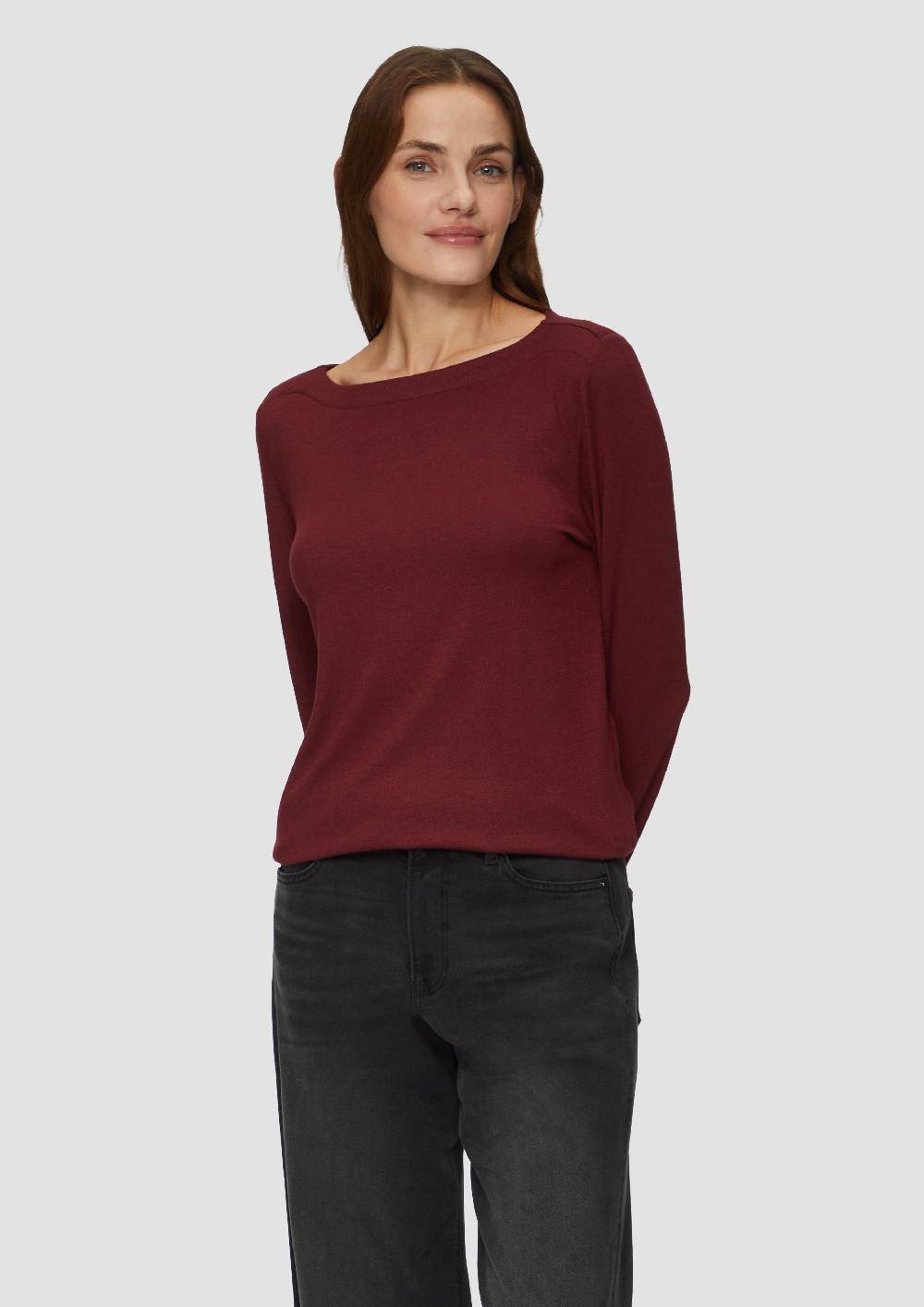 s.Oliver Weicher Longsleeve aus Jerseystrick Speichern exportieren