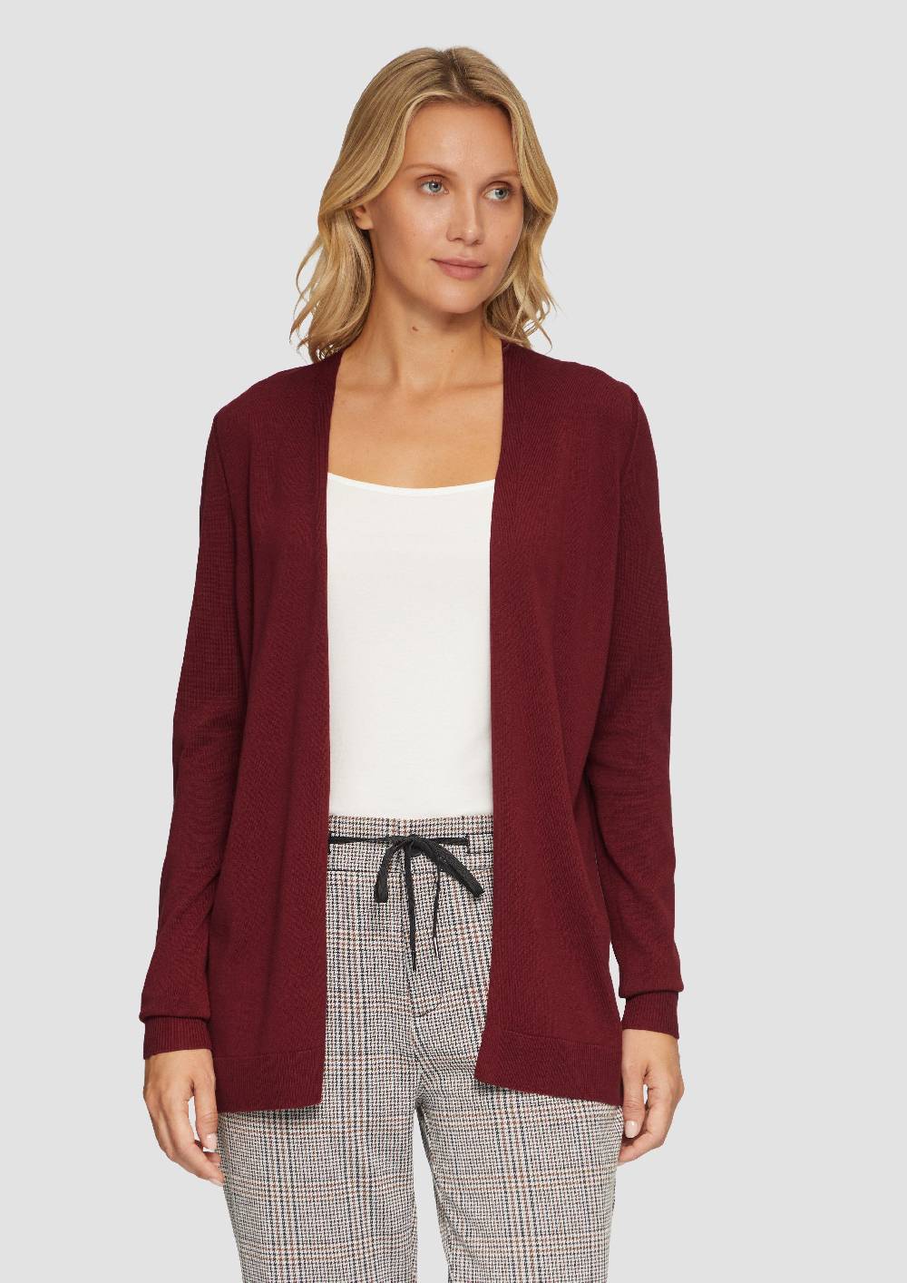 s.Oliver Cardigan aus Viskose-Baumwollmix Black Friday Preise