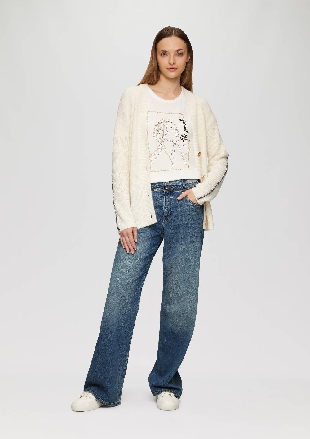 s.Oliver Jeans Suri / Regular Fit / High Rise / Wide Leg Im Verkauf