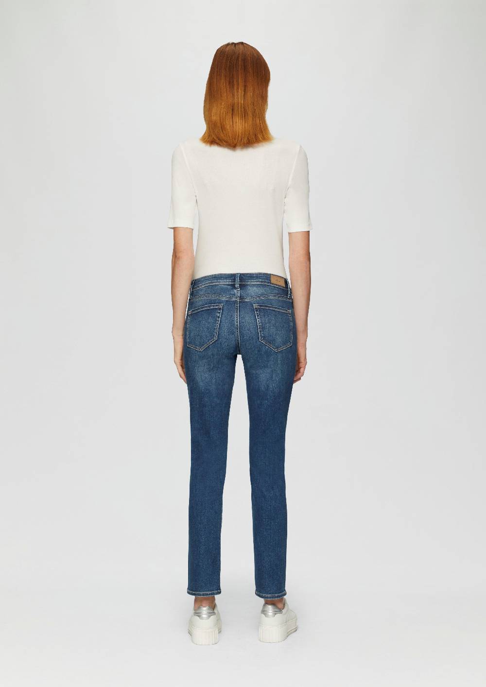 s.Oliver Jeans Betsy / Slim Fit / Mid Rise / Slim Leg / mit Zipp-Detail 50% Rabatt für begrenzte Zeit
