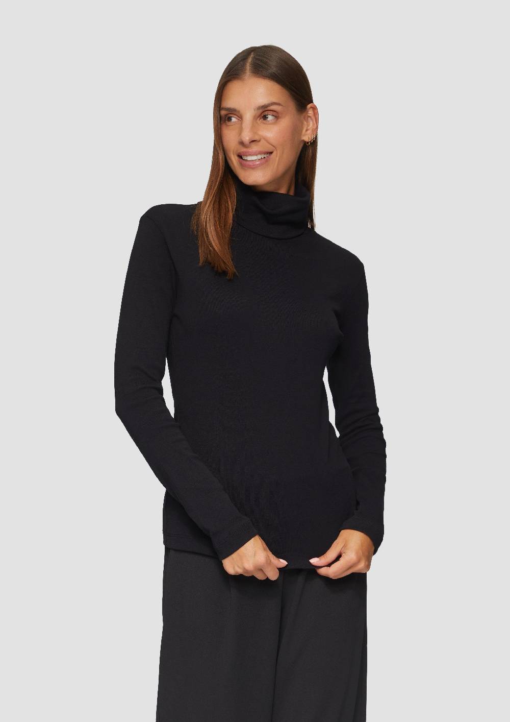s.Oliver Langarmshirt mit Rollkragen Online
