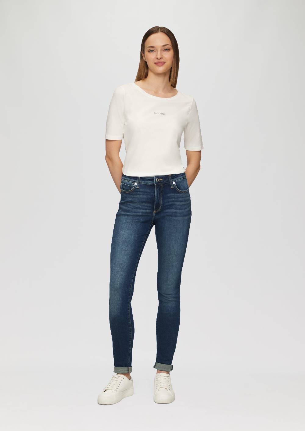 s.Oliver Jeans Izabell / Skinny Fit / Mid Rise / Skinny Leg Verkauf