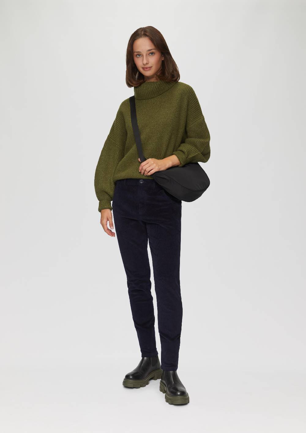 s.Oliver Oversized Rollkragenpullover mit weiten Ärmeln im Angebot