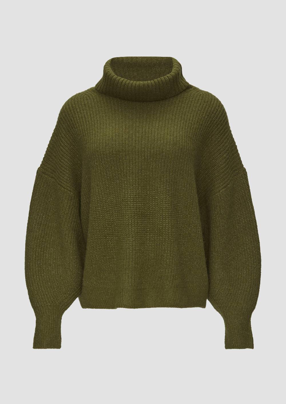 s.Oliver Oversized Rollkragenpullover mit weiten Ärmeln im Angebot