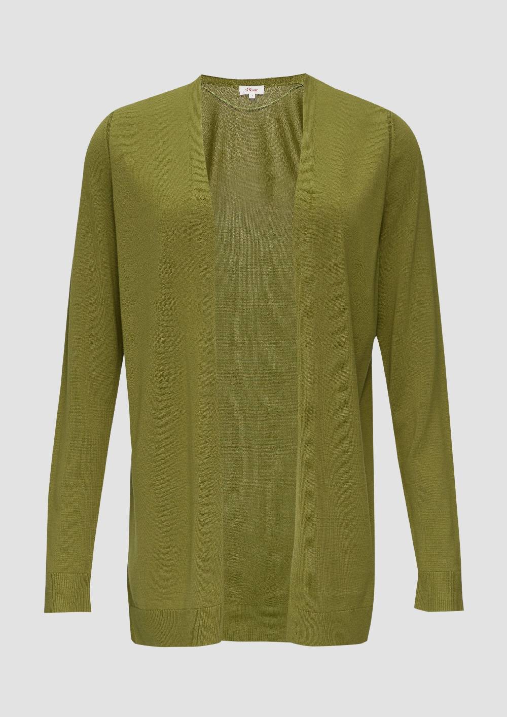 s.Oliver Cardigan aus Viskose-Baumwollmix Fabrik Onlineshop