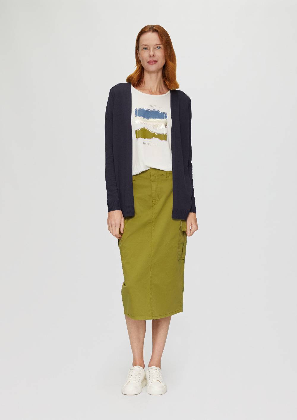 s.Oliver Cardigan aus Viskose-Baumwollmix Fabrikpreis
