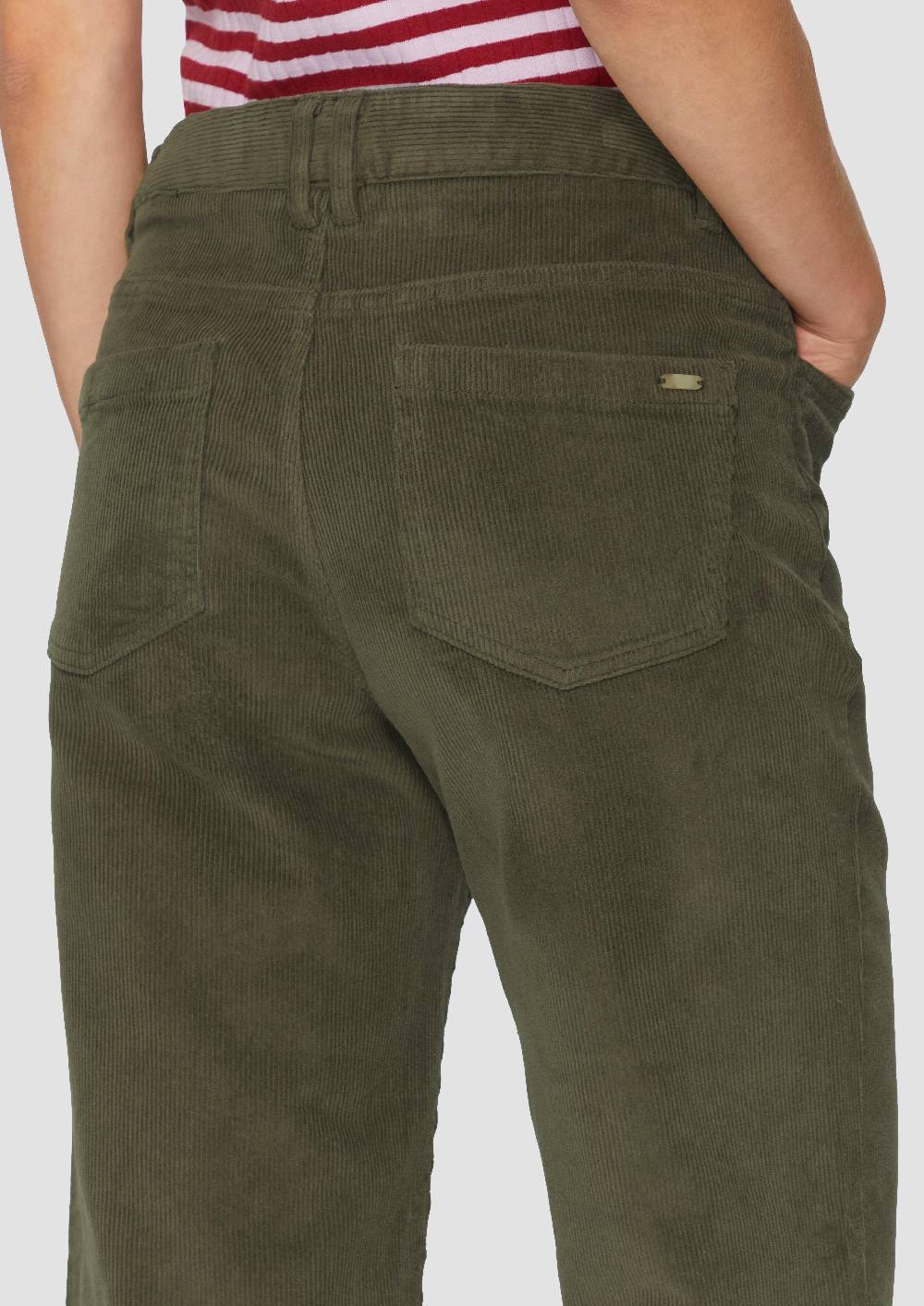 s.Oliver Elastische Culotte aus Cord Großer Ausverkauf
