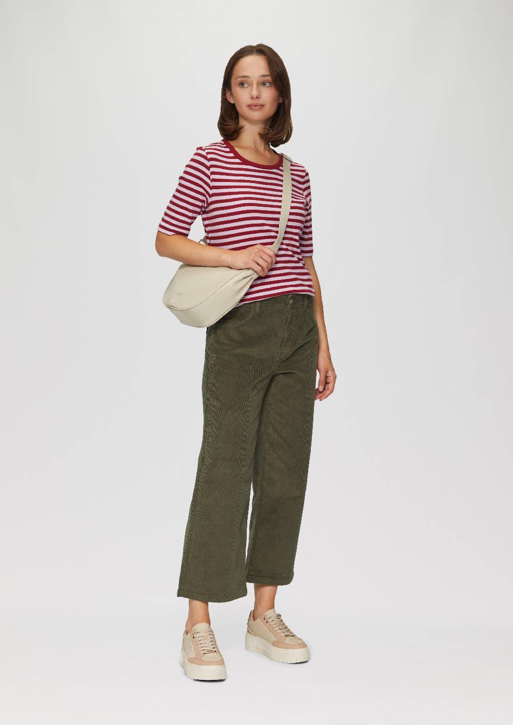 s.Oliver Elastische Culotte aus Cord Großer Ausverkauf