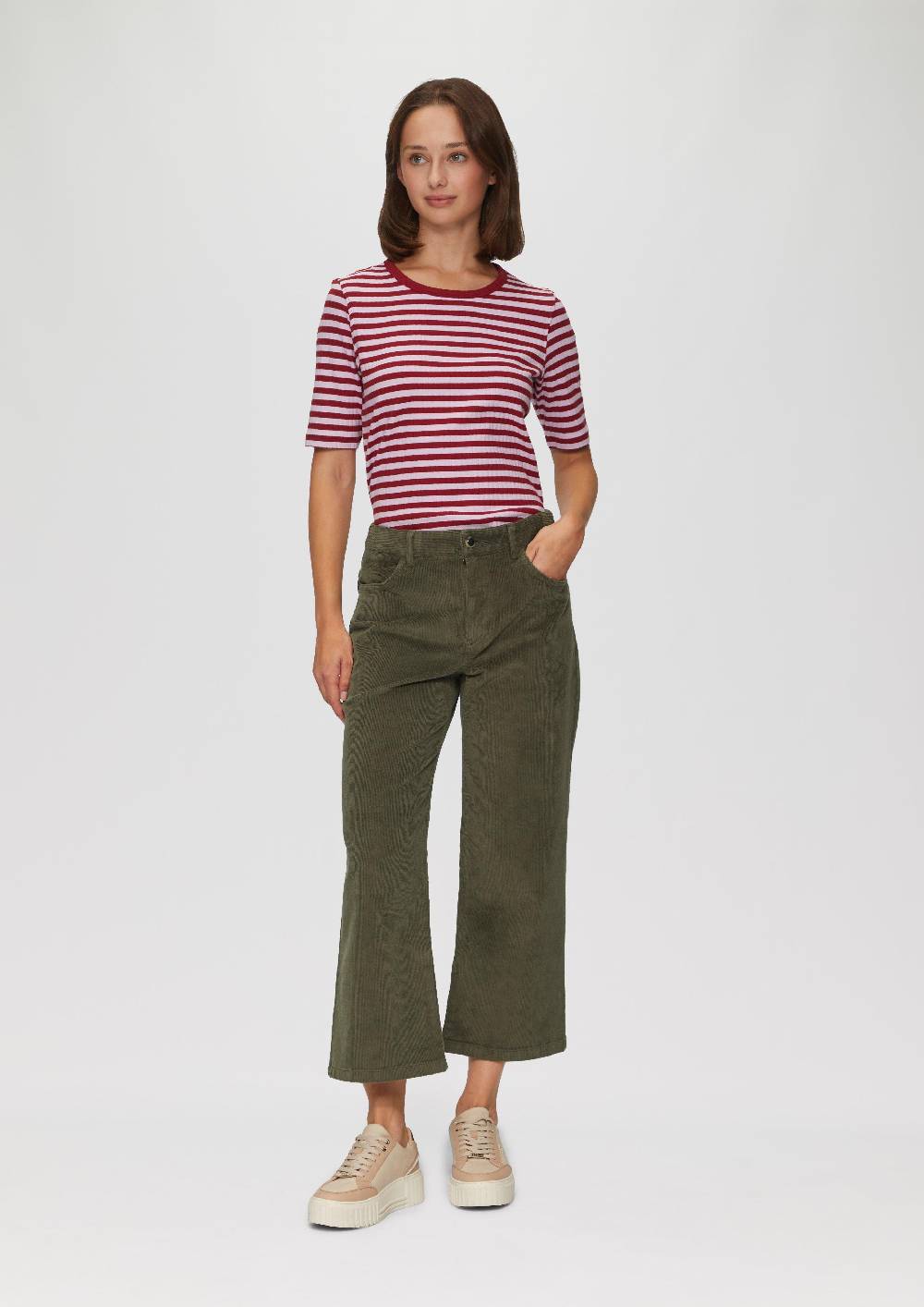 s.Oliver Elastische Culotte aus Cord Großer Ausverkauf