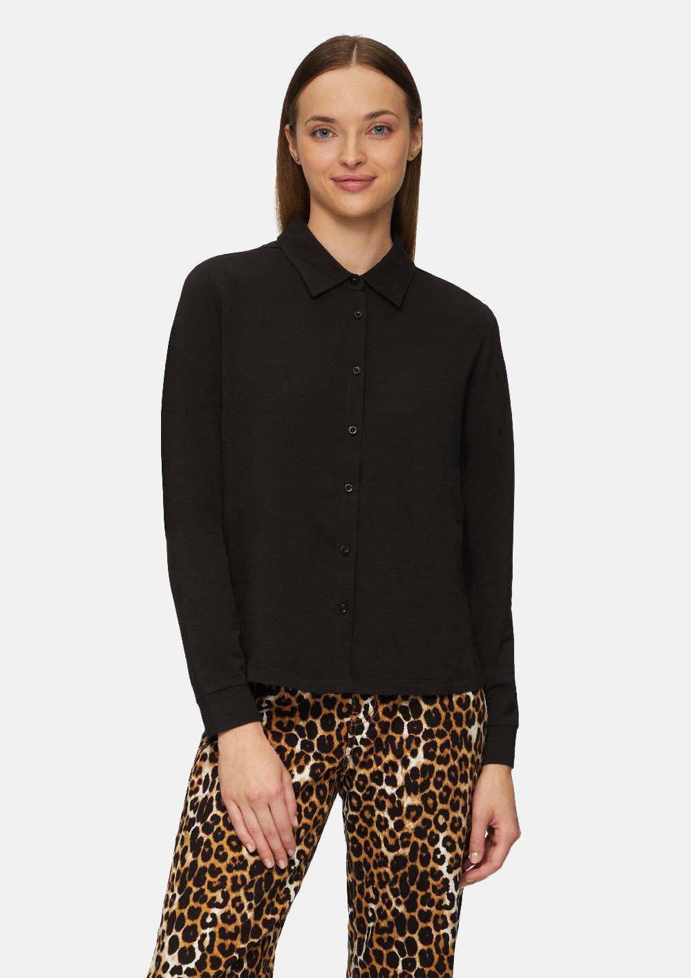 s.Oliver Hemdbluse aus Jersey Preisnachlass