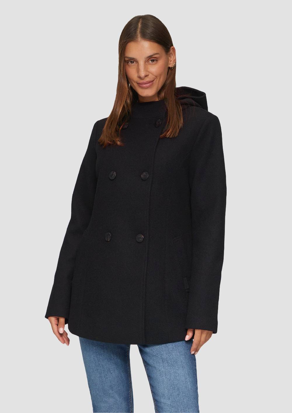 s.Oliver Jacke mit Kapuze in Wolloptik Osterangebot